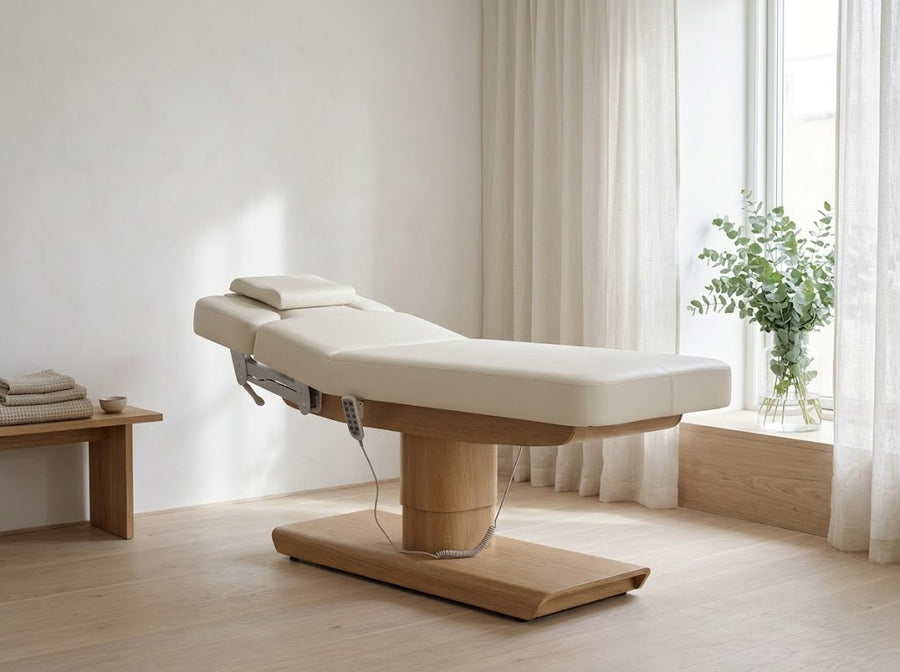 Table de soin Ambre dans un day spa