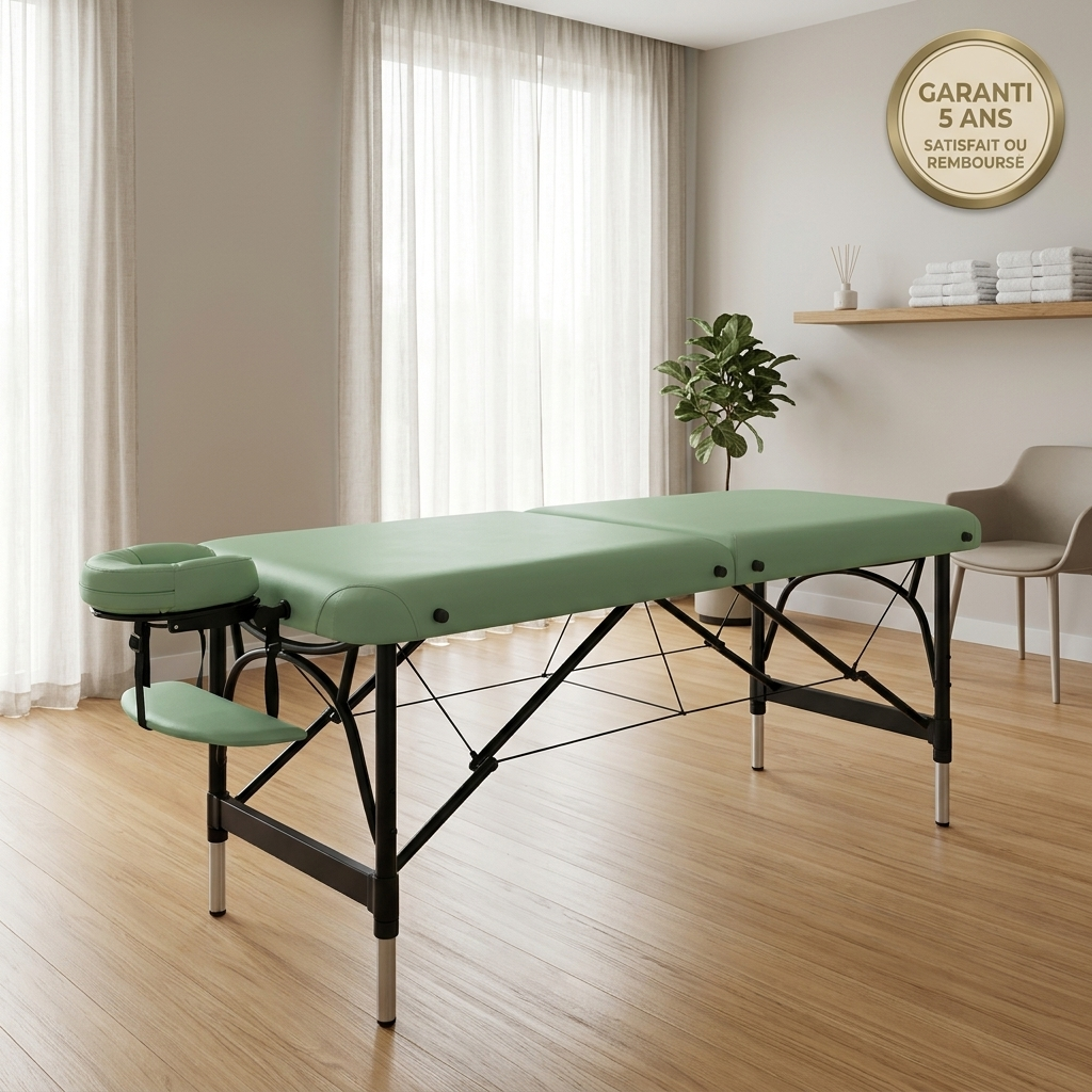 Table de massage pliante en aluminium | Eva Deluxe Zoemass