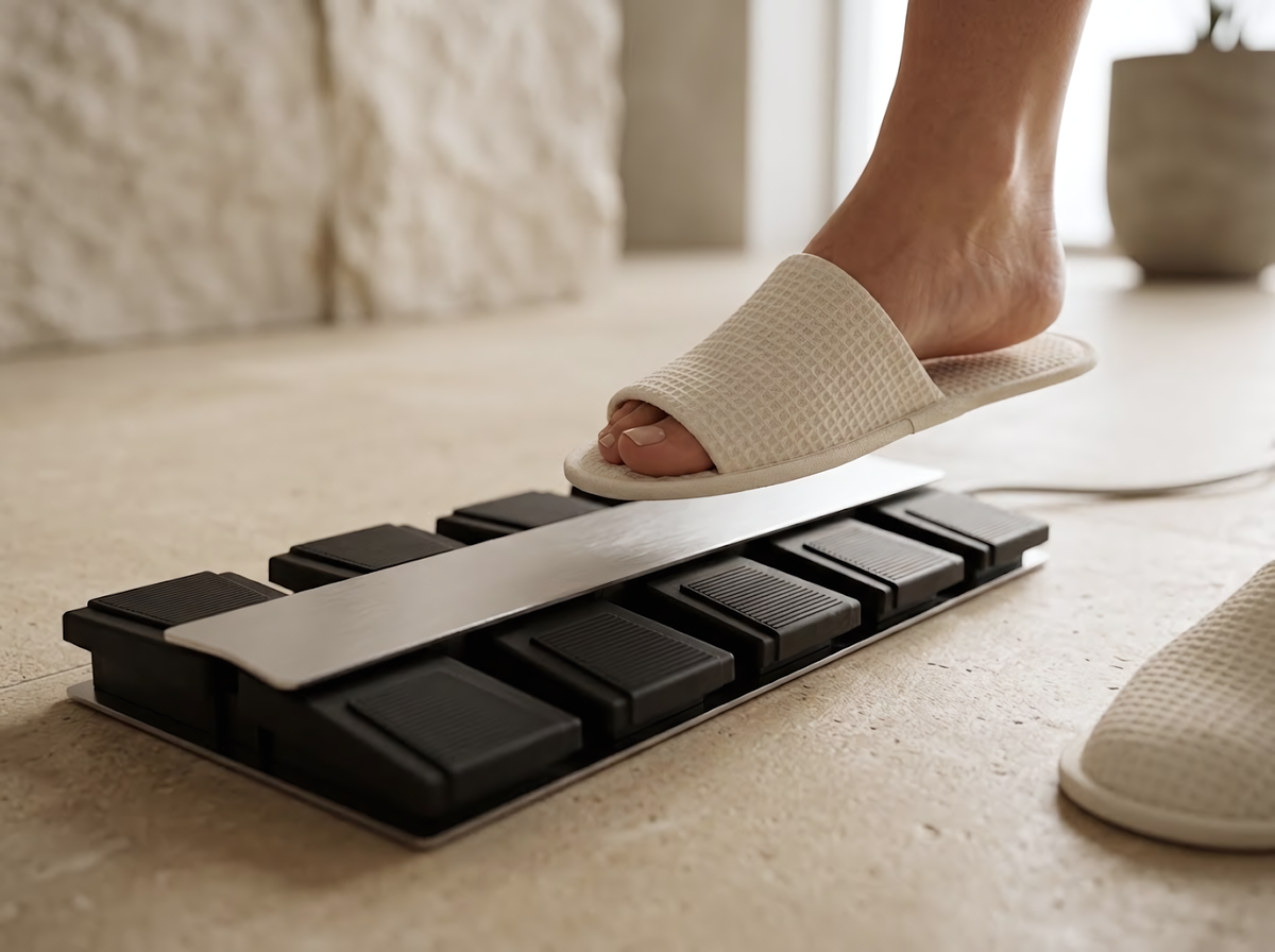 Barre de commande au pied à cinq pédales pour table de massage électrique Weelko