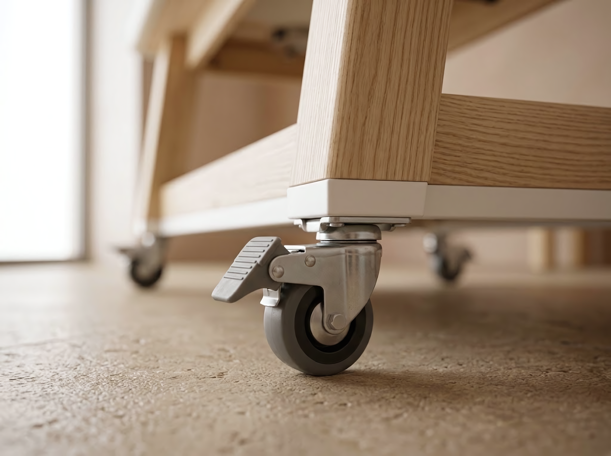 Roue à frein pour table de massage électrique Weelko, jeu de quatre