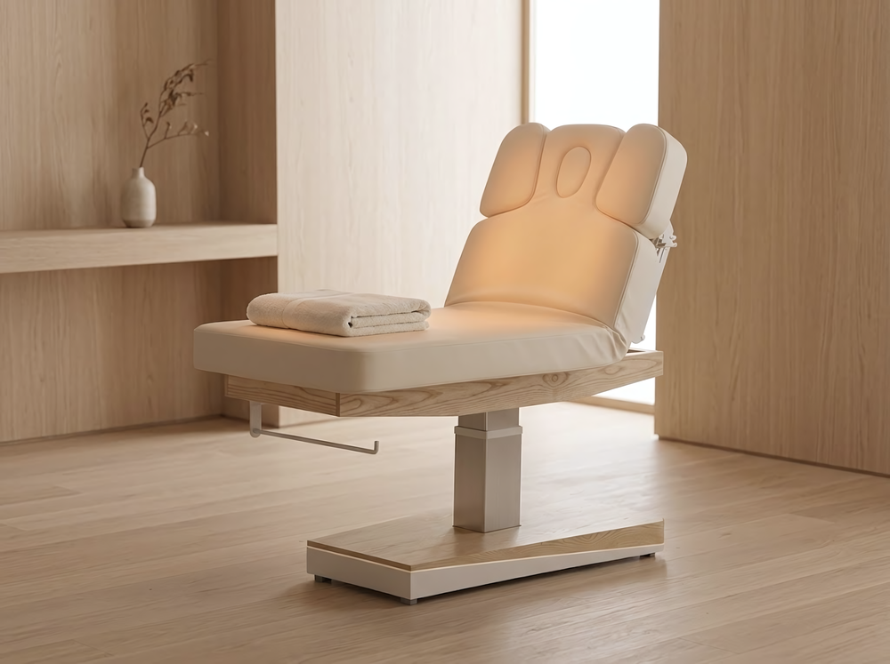 Plateau chauffant de la table Aria · Bois