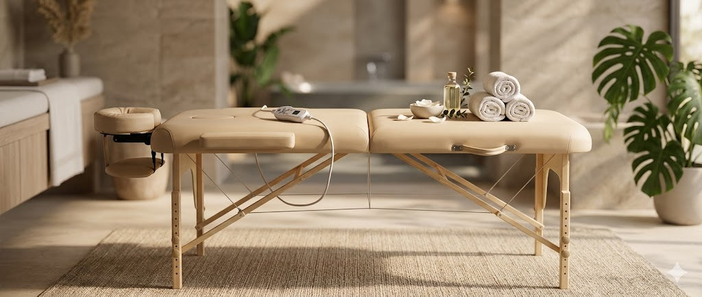 Table de massage pliante en bois