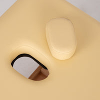 Trou visage avec bouchon de la table de massage fixe Margaux Confort pour le massage en position ventrale